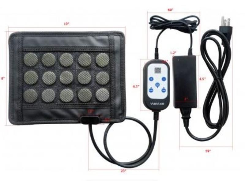 WelAide Far Infrared Jade Stone Heating Pad Low EMF XSmall My