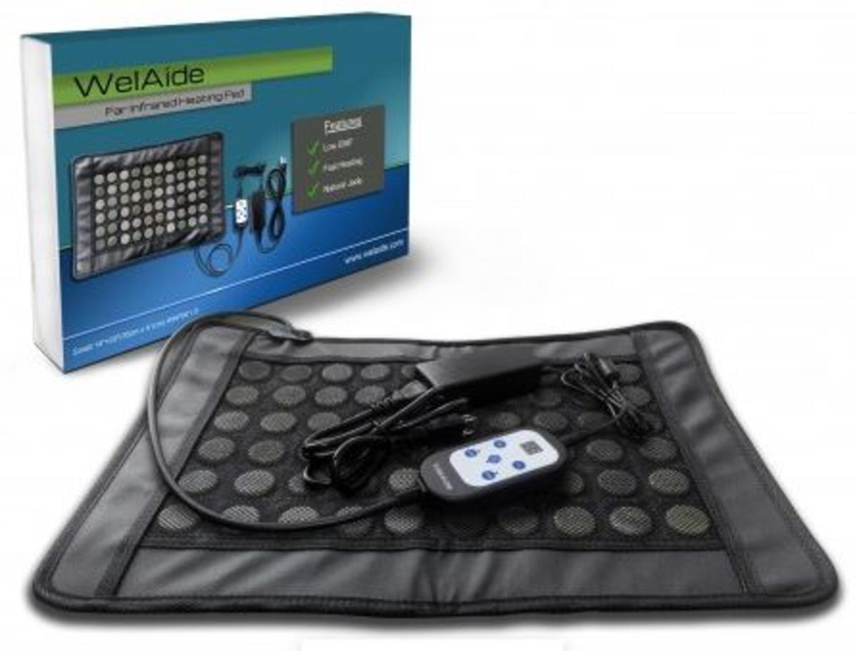 WelAide Far Infrared Jade Stone Heating Pad Low EMF Small My