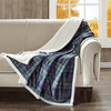 Woolrich Brewster Oversized Mink to Berber Heated Throw - 60