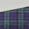 Woolrich Brewster Oversized Mink to Berber Heated Throw - 60