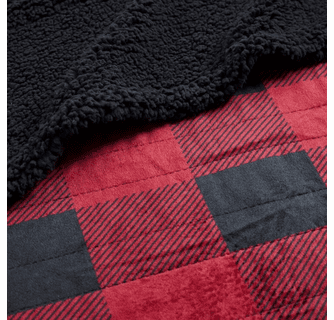 Woolrich Heated Linden Oversized Mink to Berber Throw - 60"Wx70"L