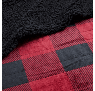 Woolrich Heated Linden Oversized Mink to Berber Throw - 60"Wx70"L
