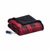 Woolrich Heated Linden Oversized Mink to Berber Throw - 60