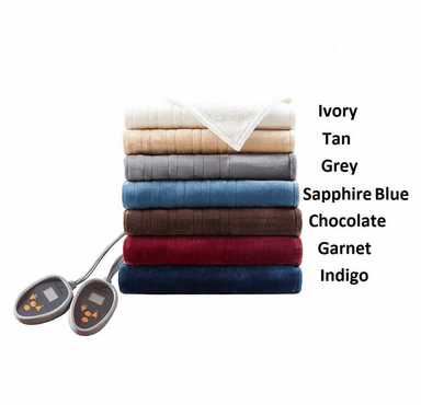 Woolrich Heated Plush to Berber Blanket - King