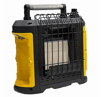 World Marketing 10,000 BTU Portable Propane Heater - Black/Yellow