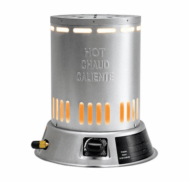 World Marketing 15-25,000 BTU Propane (LP) Convection Heater - Silver