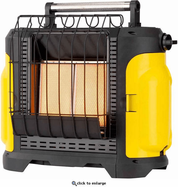 World Marketing 18,000 BTU Portable Propane Heater - Black/Yellow