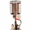 World Marketing 360 Propane(LP) Tank Top Heater with Safety Tip-Over - Match Ignition/Silver
