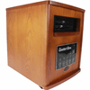 World Marketing Comfort Glow 8-Element Infrared Quartz Heater and Over Heat Protection - Oak