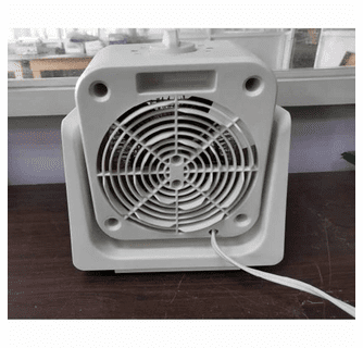World Marketing Comfort Glow All Season Electric Fan and Heater - White