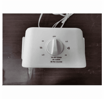 World Marketing Comfort Glow All Season Electric Fan and Heater - White