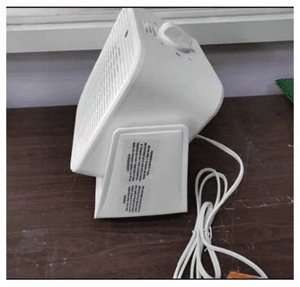 World Marketing Comfort Glow All Season Electric Fan and Heater - White