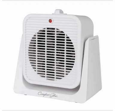 World Marketing Comfort Glow All Season Electric Fan and Heater - White