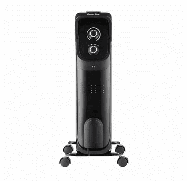 World Marketing Comfort Glow EOF280 7- Finned Oil Filled Radiant Space Heater - Black