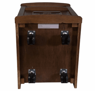 World Marketing Comfort Glow Infrared Electric Space Heater and Over Heat Protection - Chestnut