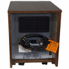 World Marketing Comfort Glow Infrared Electric Space Heater and Over Heat Protection - Chestnut