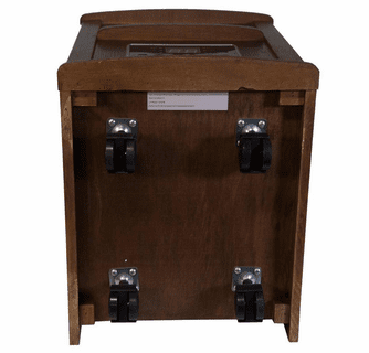 World Marketing Comfort Glow Infrared Electric Space Heater and Over Heat Protection - Chestnut