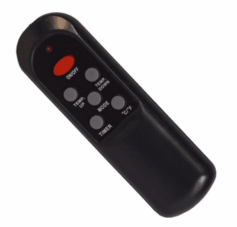 World Marketing Comfort Glow Infrared Electric Space Heater and Over Heat Protection - Chestnut