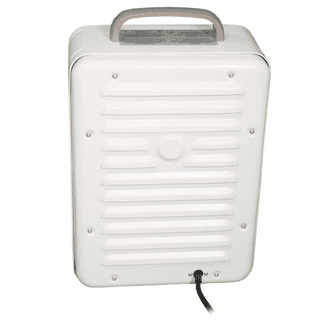 World Marketing Comfort Glow Milkhouse Style Electric Heater - White
