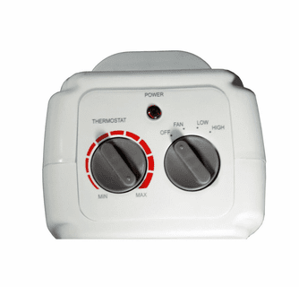World Marketing Comfort Glow Oscillating Ceramic Heater - White