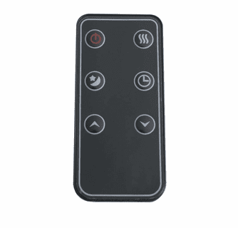 World Marketing Comfort Glow Portable Electric Infrared Quartz Heater with Remote - Black