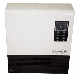 World Marketing Comfort Glow Wall Mount Heater for Bathroom with Remote - White