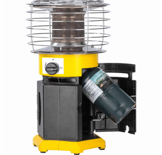 World Marketing Single Tank Portable 360 Indoor Outdoor Propane Heater - Gray