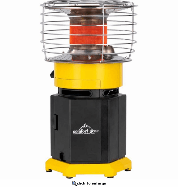 World Marketing Single Tank Portable 360 Indoor Outdoor Propane Heater - Gray