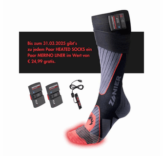 Zanier Heated 1P BT Socks Set XLP
