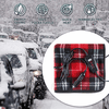 Zone Tech 12V Car Mini Heated Travel Blanklet Pad - Red Plaid