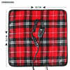 Zone Tech 12V Car Mini Heated Travel Blanklet Pad - Red Plaid