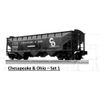 3-16084 LionScale C&O 3-Bay Offset Hopper 3-16084 LionScale C&O 3-Bay Offset Hopper
