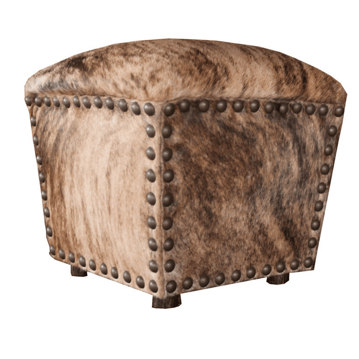 Old Hickory Cube Ottoman