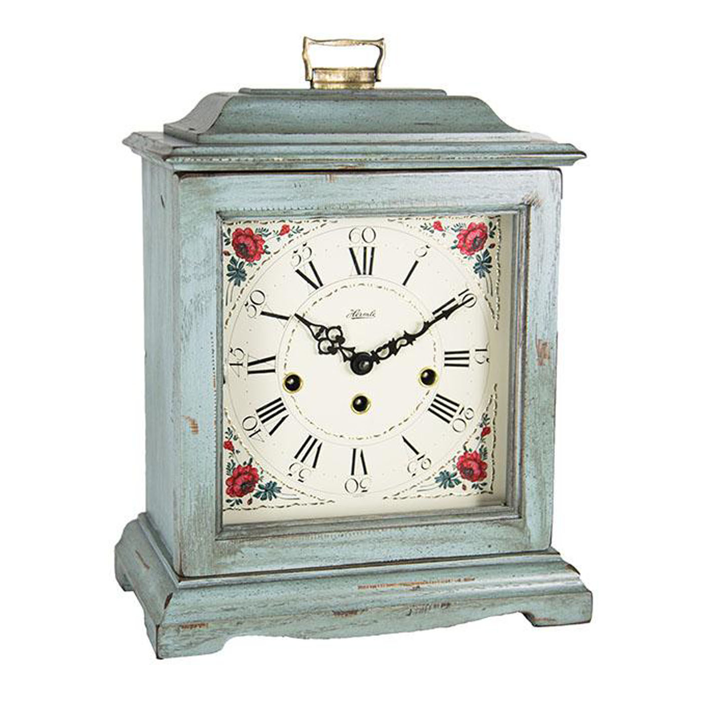 Austen Light Blue Keywound Mantel Clock by Hermle 501 and up...
