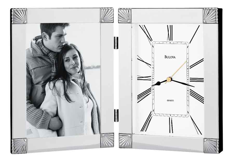 Ceremonial Picture Frame Clock by Bulova Under 100