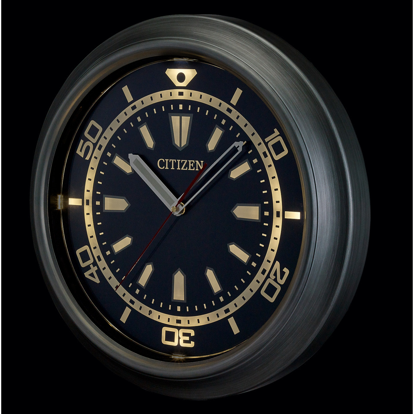 Dive Master Illuminated Indoor/Outdoor Wall Clock by Citizen Citizen Clocks