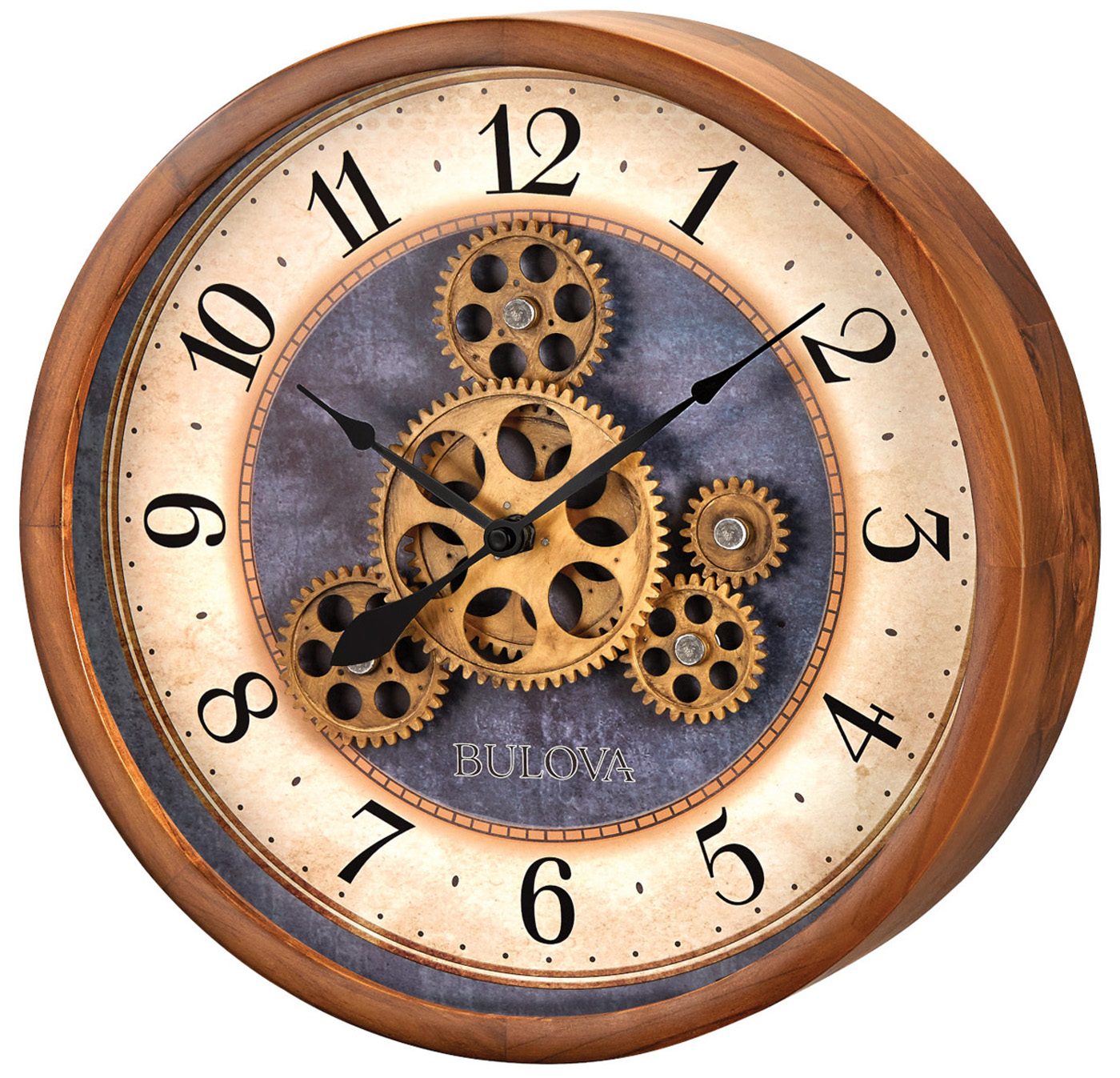 Gears In Motion Wall Clock by Bulova