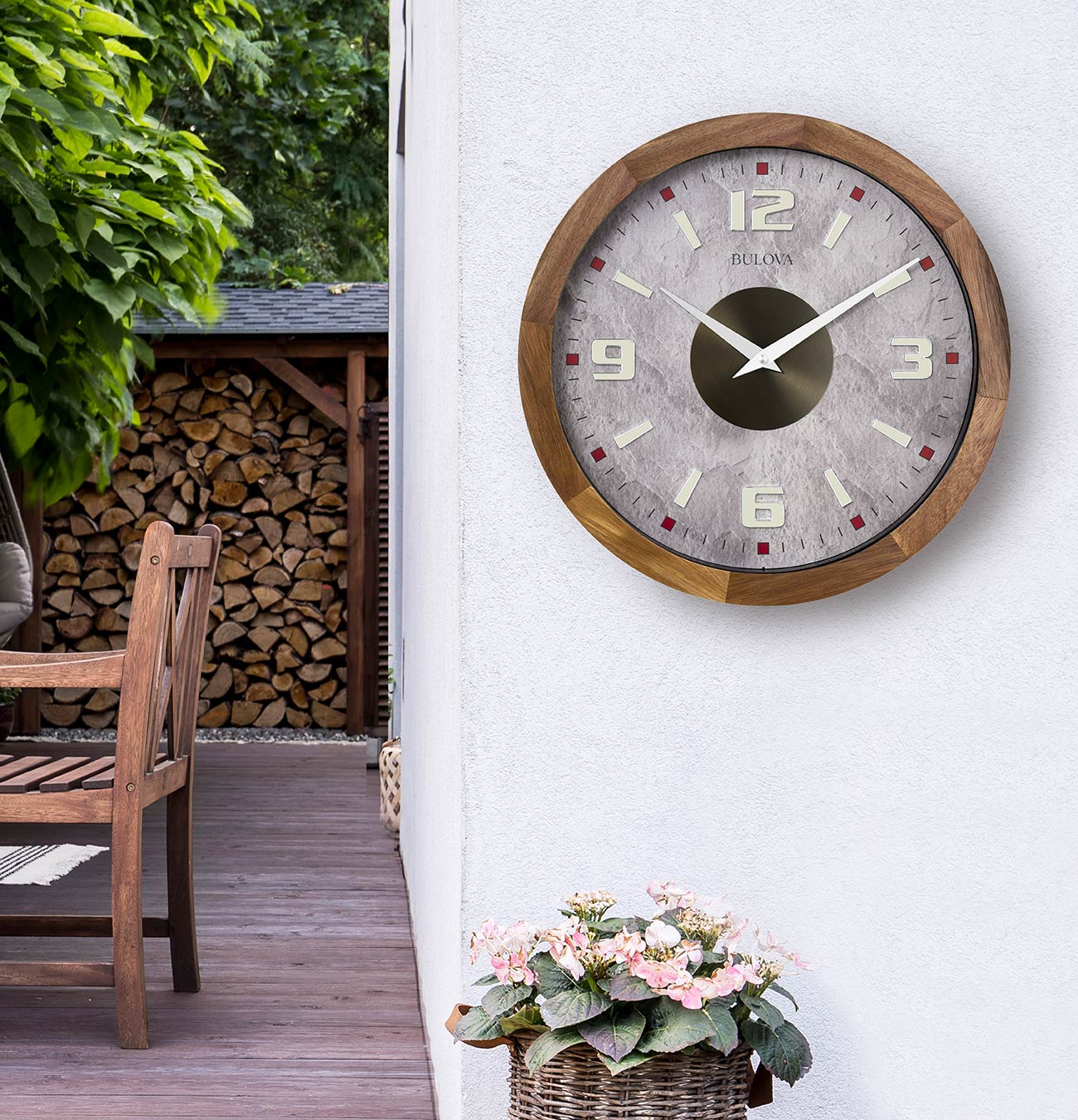 Parkland Bluetooth Wall Clock by Bulova Bluetooth / WiFi Clocks