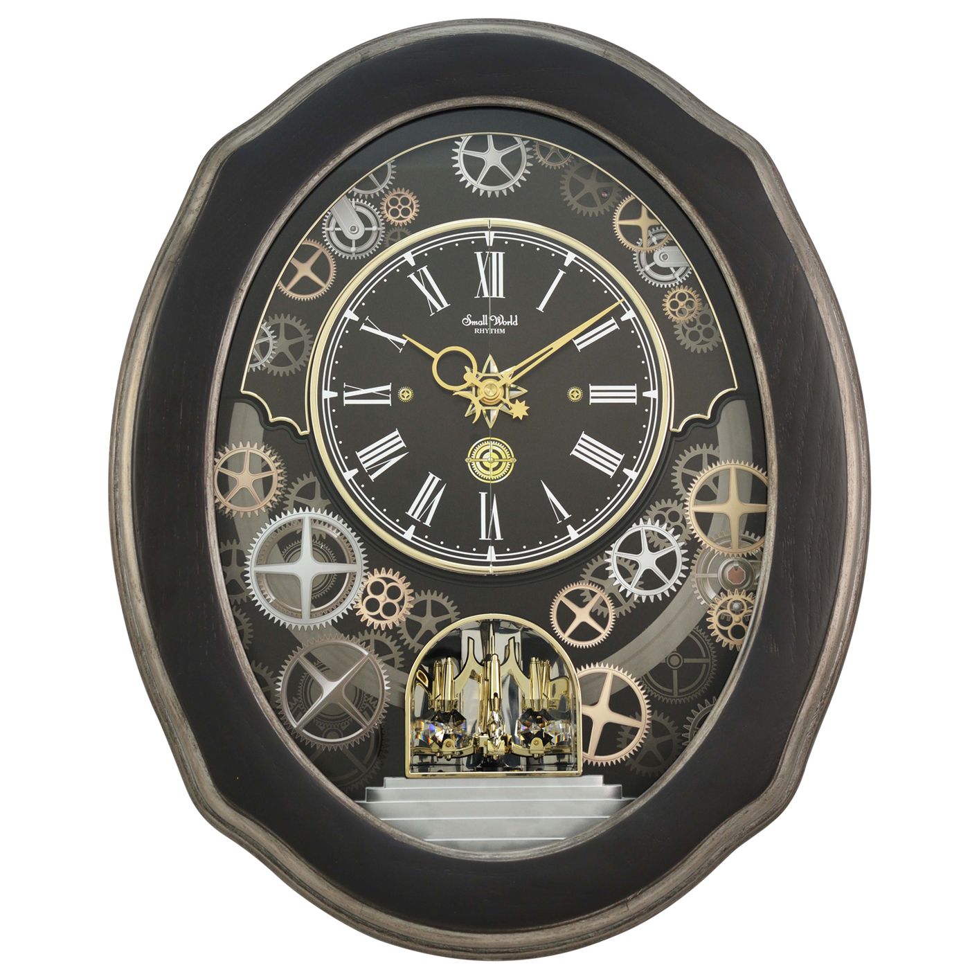 Time Works Musical Motion Wall Clock by Rhythm New Items