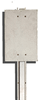 3F-48OP-8x12-MG <br>  OPTICAL POST  4' POST with 8" x 12" MOUNTING PLATE, GALV, CENTERED <br> (RISER INCLUDED) <br>  <b>(50 CT)</b>