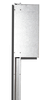 3F-48OP-8x16-MG-L <br>  OPTICAL POST  4' with 8"x 16" MOUNTING PLATE, GALV, LEFT-ENTRY <br> (RISER INCLUDED)  <br>  <b>(50 CT)</b>