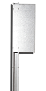 3F-72OP-8x16-MG-L <br> OPTICAL POST 6'  with 8"x16" MOUNTING PLATE, GALV, LEFT-ENTRY <br>  (RISER INCLUDED) <br> <b>(50 CT)</b>