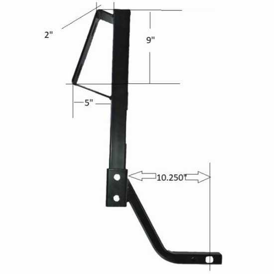 1-1/4 Inch Receiver Hitch Spare Tire Mount by Hornet Outdoors - alt image 1