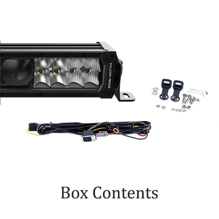 12 Inch Summit HIT Double Row Light Bar Side By Side Stuff