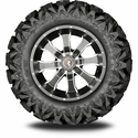 12x7 Raceline Mamba Wheel w/ 26-9-12 Sedona Rip-Saw R/T Tire - 4/110