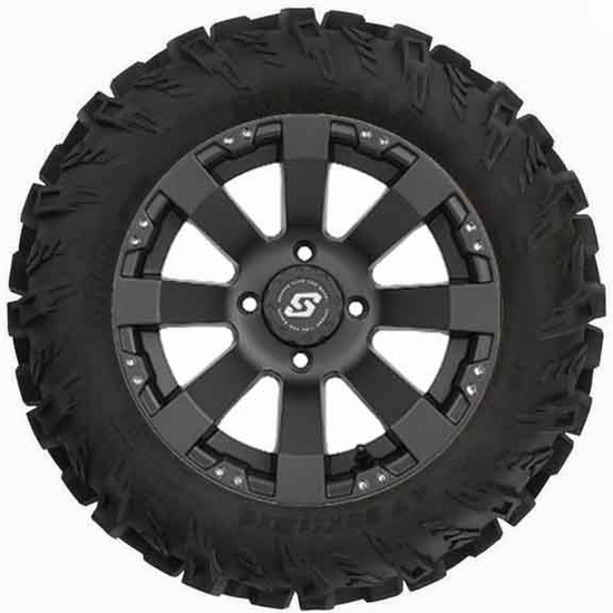12x7 Sedona Spyder Wheel w/ 25-8-12 Mud Rebel R/T Tire - 4/156