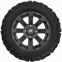 12x7 Sedona Spyder Wheel w/ 25-8-12 Mud Rebel R/T Tire - 4/156