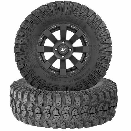 12x7 Sedona Spyder Wheel w/ 26912 RockABilly Tire 4/110