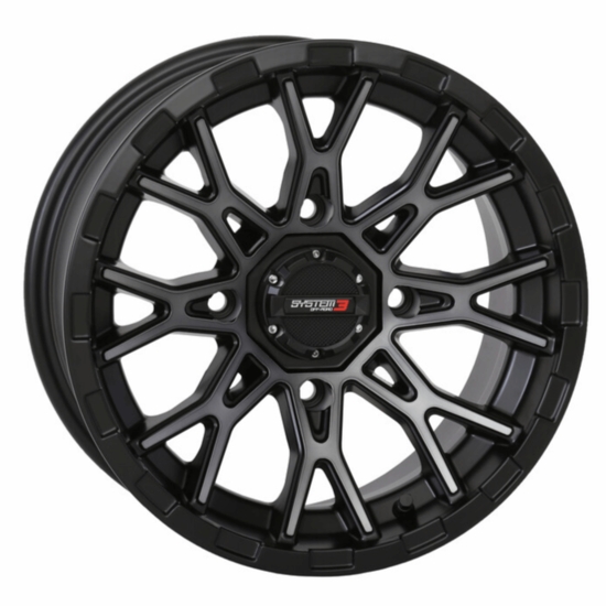 12x7 System 3 ST-6 Dark Tint Beadlock Wheel - 4/110