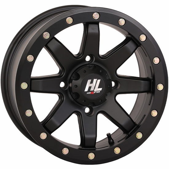 14x10 High Lifter HL9 Matte Black Beadlock Wheel - 4/137